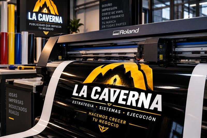 Impresión de gran formato La Caverna